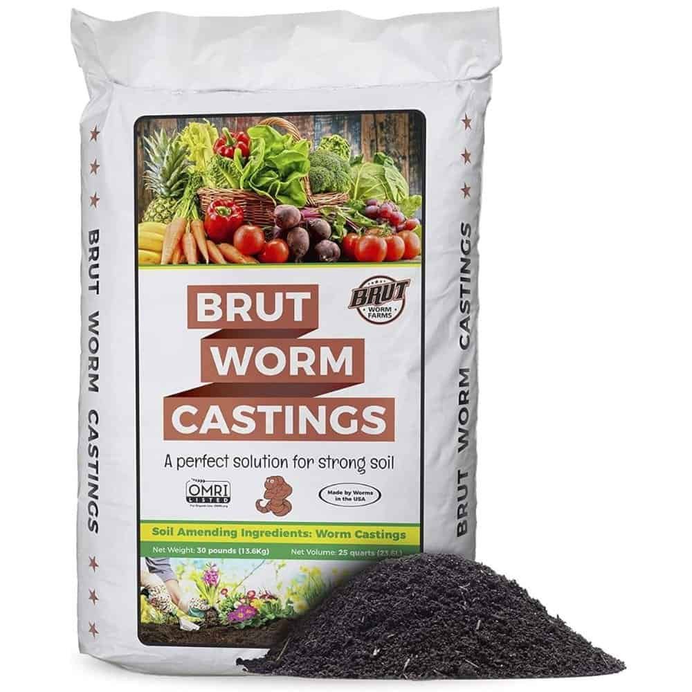 Best Compost for Vegetable Garden: Your Ultimate Soil Enrichment Guide 2 Brut Organic Worm Castings