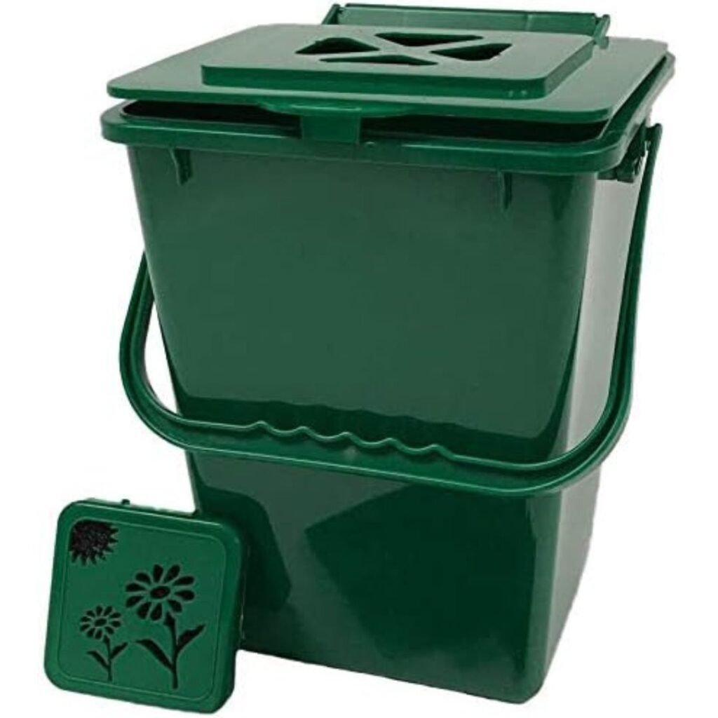 Exaco ECO 2000 Kitchen Compost Pail, 2-gallon